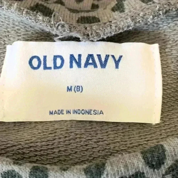 ( five for $25 ) Old  Navy animal print, longsleeved winter dress - Picture 4 of 6